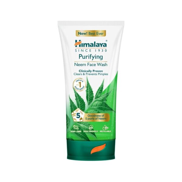 himalaya neem face wash [100ml] fights acne, refreshes every wash