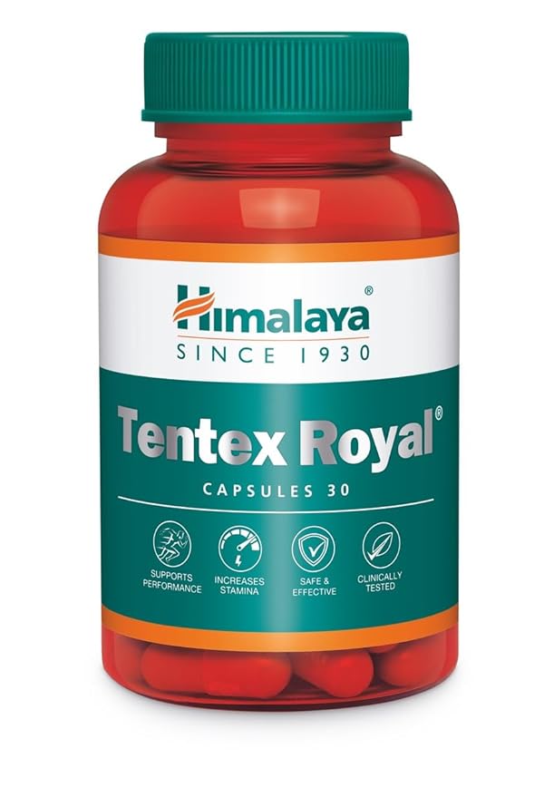 himalaya tentex royal for men | 30 capsules | herbal formulation i helps improve physical performance i clinically tested i improves strength & stamina himalaya tentex royal for men | 30 capsules | herbal formulation i helps improve physical performance i clinically tested i improves strength & stamina